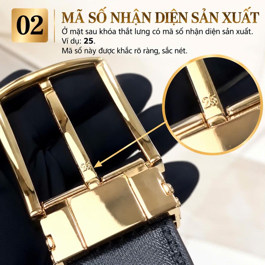 Điểm 2: mã số nhận diện sản xuất ở mặt sau khóa